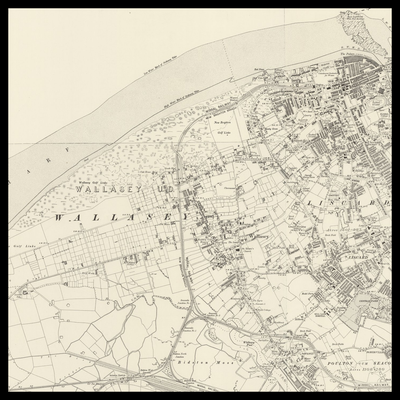 An old Ordnance Survey map of Wallasey