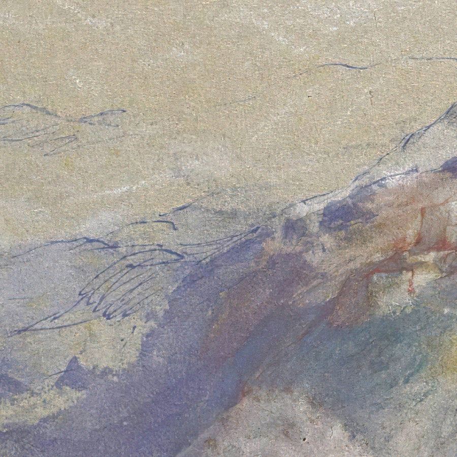 Genua vom Meer von Turner 1828 