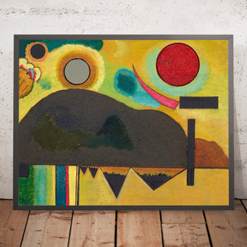A framed image of 