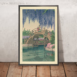 Wisteria Bridge in Komeido von Hasui Kawase, 1935 