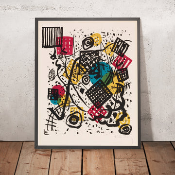 A framed image of 