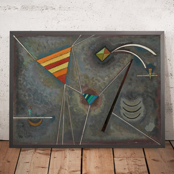 A framed image of 