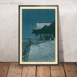 Tempio Kiyomizu a Kyoto di Hasui Kawase, 1935 