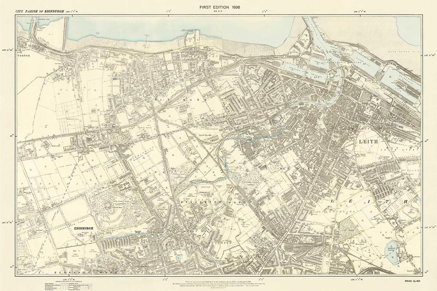 Personalised Old Map of Derby