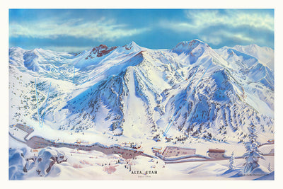 Alta, Utah Since 1938: Ski Poster