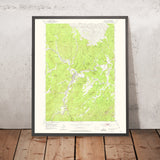 Old Map of Hill City, South Dakota by USGS, 1954 – Custer State Park, Deerfield Lake & Black Hills