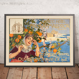 Palma de Mallorca Reiseplakat: Grand Hôtel von Joan Llaverias, 1901 
