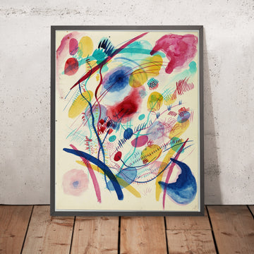 A framed image of 