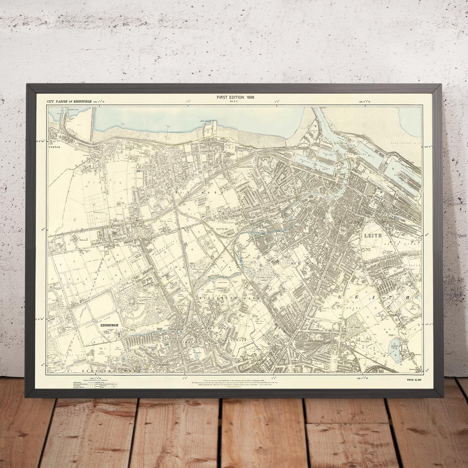 Personalised Old Map of Clacton-on-Sea – The Unique Maps Co.