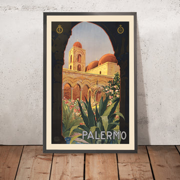 A framed image of 