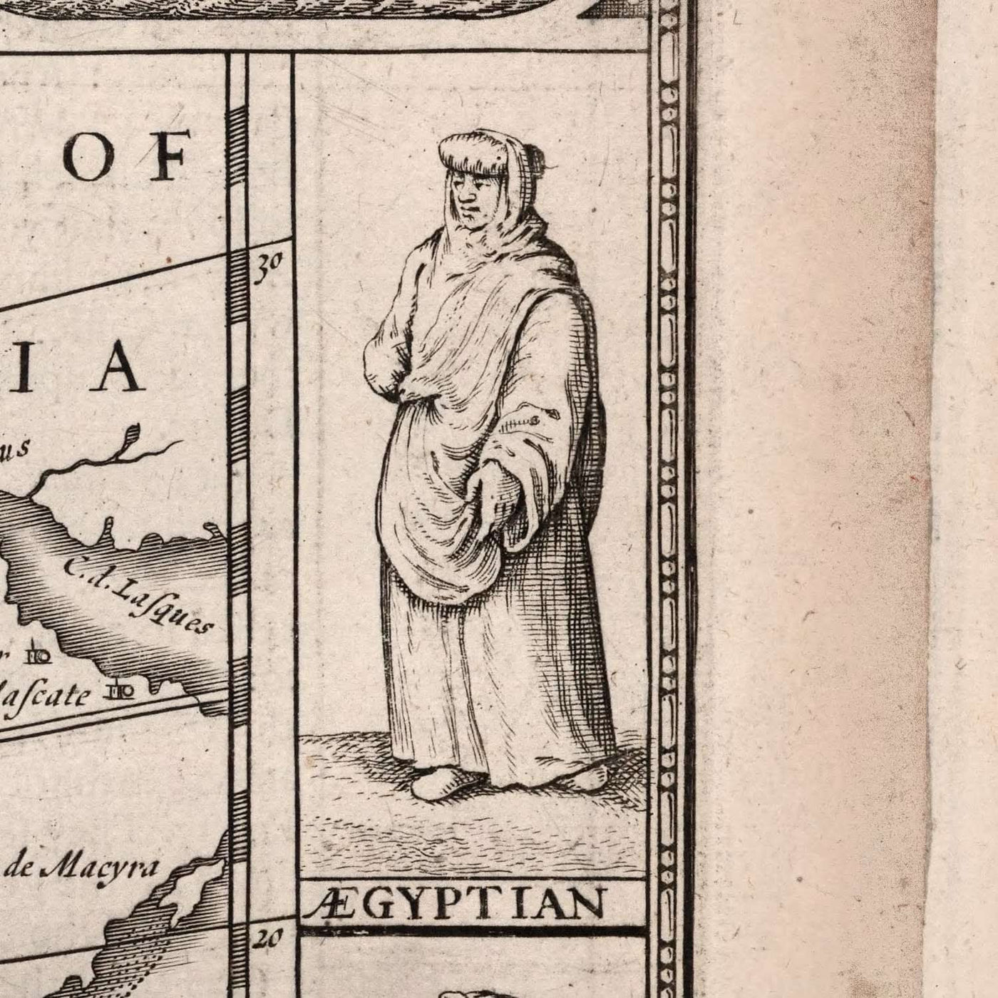 Mapa antiguo de África de Speed, 1676: información histórica detallada y decorativa