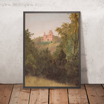 A framed image of 