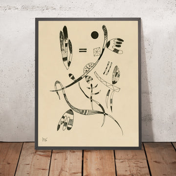 A framed image of 
