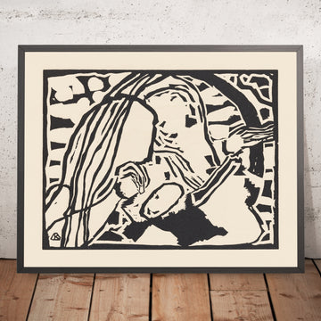 A framed image of 