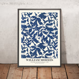 Tauben in Weiß & Blau von William Morris, 1928 