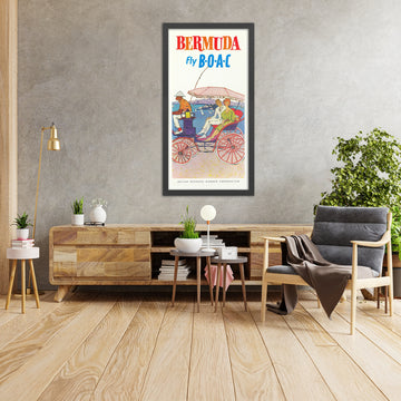 A framed image of 