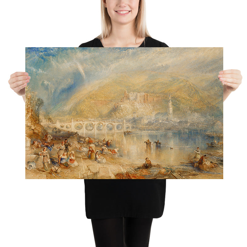 Heidelberg, mit einem Regenbogen von Turner, 1840 