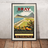 Bray Poster di viaggio: per vacanze migliori, scopri prima l’Irlanda 