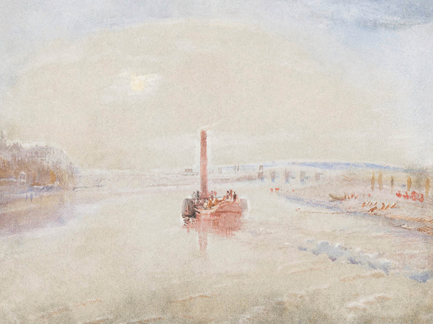 La Confluence de la Seine et de la Marne à Charenton, France par Turner, 1835 
