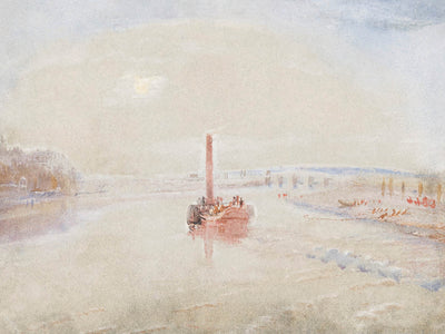 La Confluence de la Seine et de la Marne à Charenton, France par Turner, 1835 