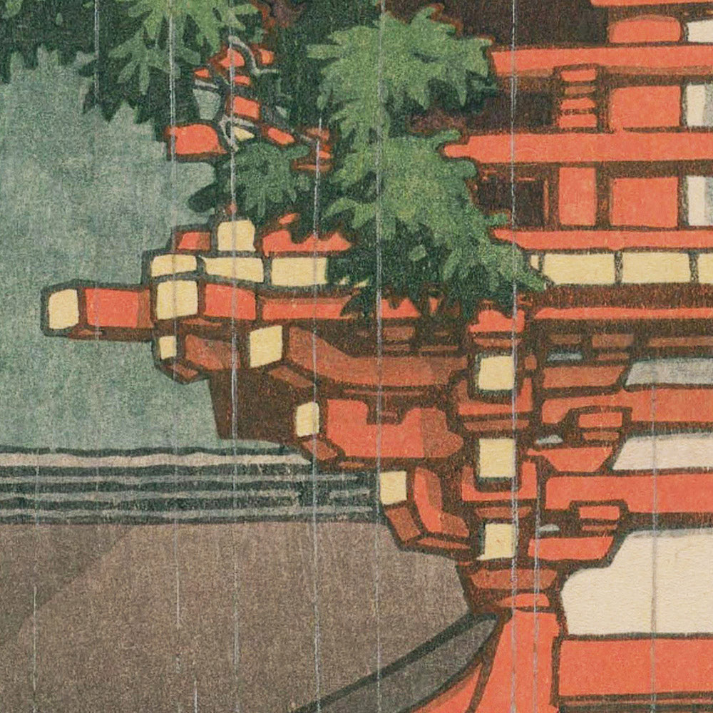 Kasuga Shrine in Nara by Hasui Kawase, 1935