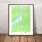 Old Map of Lake Wallenpaupack, Pennsylvania by USGS, 1966 – Hawley, Lackawaxen River & Buckhorn Mountain
