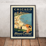 Poster da viaggio di Chicago: The Vacation City di Paul Proehl 