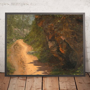A framed image of 