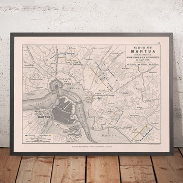 Assedio di Mantova, 1796: forze francesi contro forze austriache, guerra napoleonica 