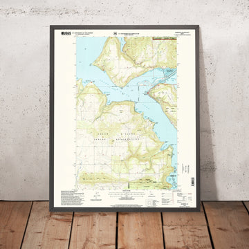 Map of Harrison, Idaho by USGS, 1996 – Lake Coeur d&