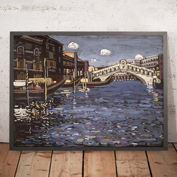 A framed image of 