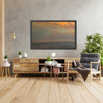 A framed image of 