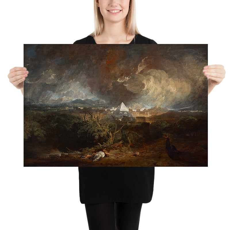 Die fünfte Plage Ägyptens von Turner, 1800 
