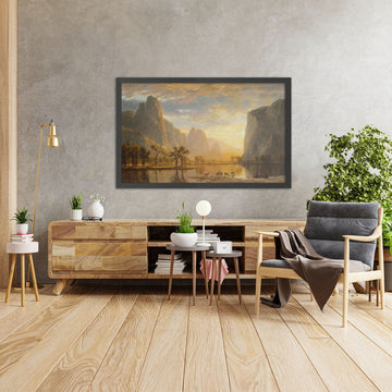 A framed image of 