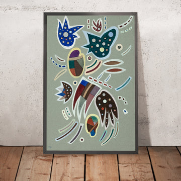 A framed image of 