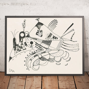 A framed image of 