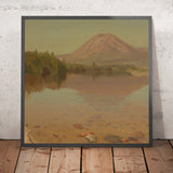 Mt. Katahdin from Lake Katahdin by Frederic Edwin Church, 1870