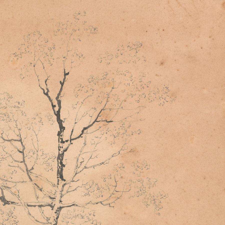 Landschaft mit Scheune von Turner, 1795 