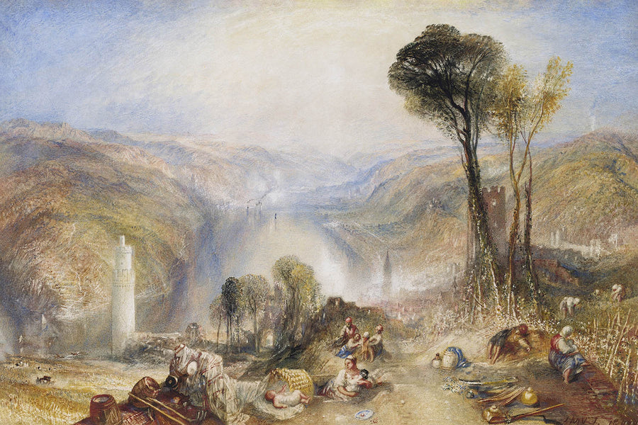 Oberwesel di Turner, 1840 