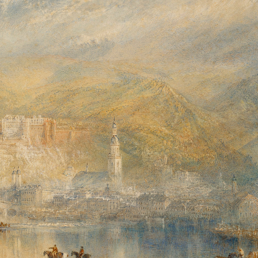 Heidelberg, mit einem Regenbogen von Turner, 1840 