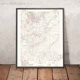Map of St. George, Utah by USGS, 1986 – Washington, Virgin River & Washington Fields