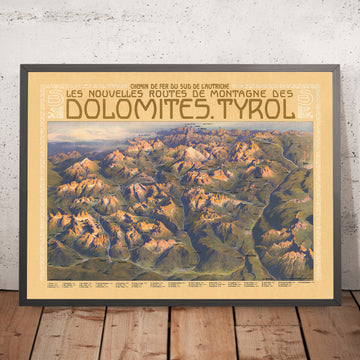A framed image of 