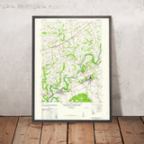 Old Map of Hershey, Pennsylvania by USGS, 1947 – Hummelstown & Swatara Creek