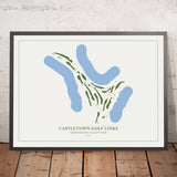 Castletown Golf Links: Modern Golf Course Map