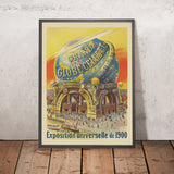 Affiche de voyage de Paris : Grand Globe Céleste, Exposition universelle de 1900 par Paul Dupont, 1900 