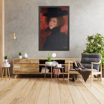 A framed image of 