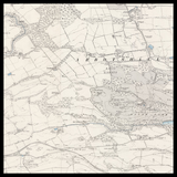 Carte ancienne personnalisée de Glenrothes 