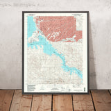 Map of Lake Havasu City, Arizona by USGS, 1994 – Lake Havasu & Colorado River