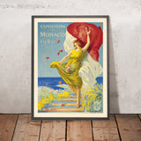 Affiche de voyage Monaco : Exposition de Monaco par Leonetto Cappiello, 1920 