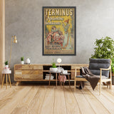 Terminus Vintage Absinthe Poster by Nicolas Francisco Tamagno, 1892